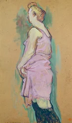 Blonde Housewife, a study for the painting 